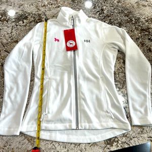 White The Pink Pony Collection Helly Hansen fleece. New